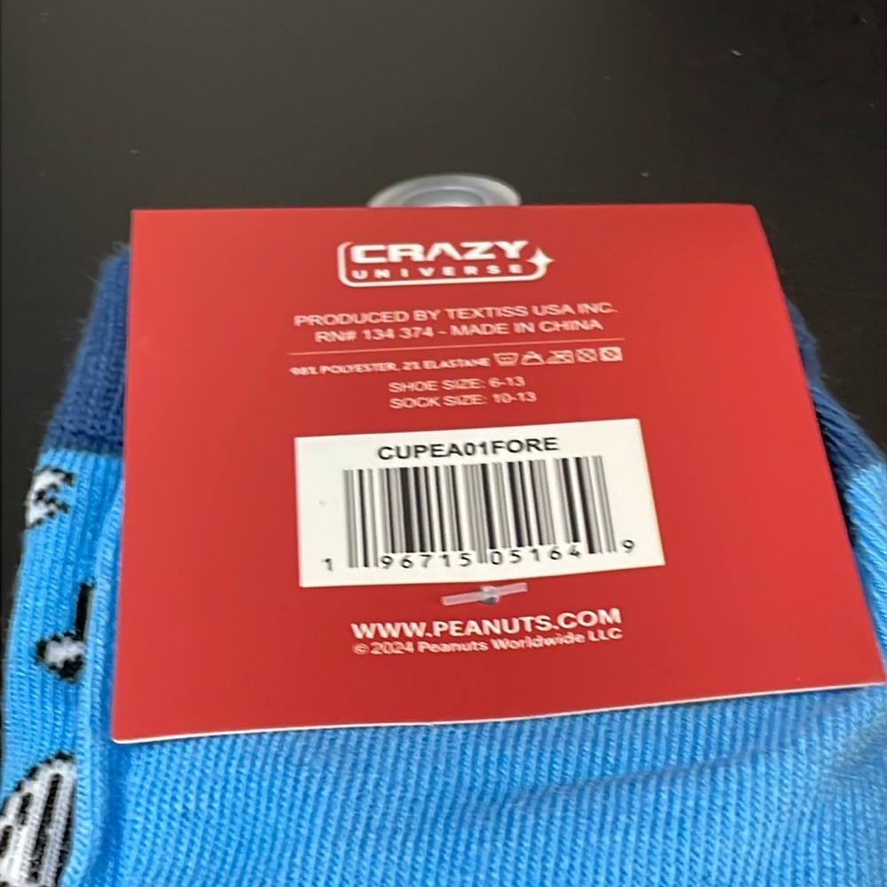 NWT Peanuts crew socks - Picture 4 of 4